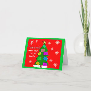 LETTRE PORTE "Merci" Carte pour notes
