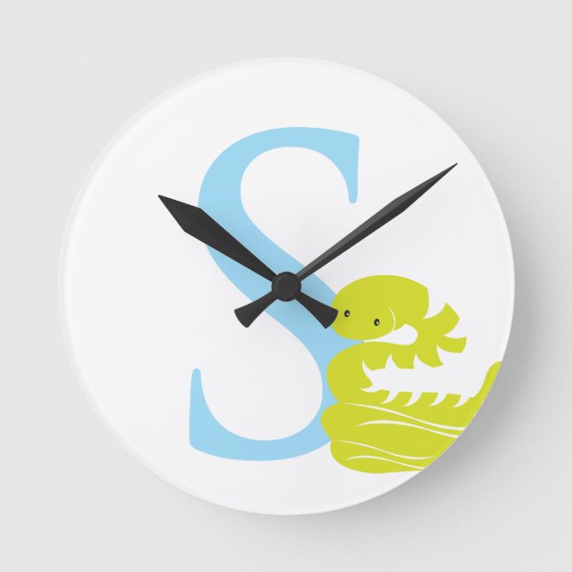 Lettre S - Horloge initiale (Recto)