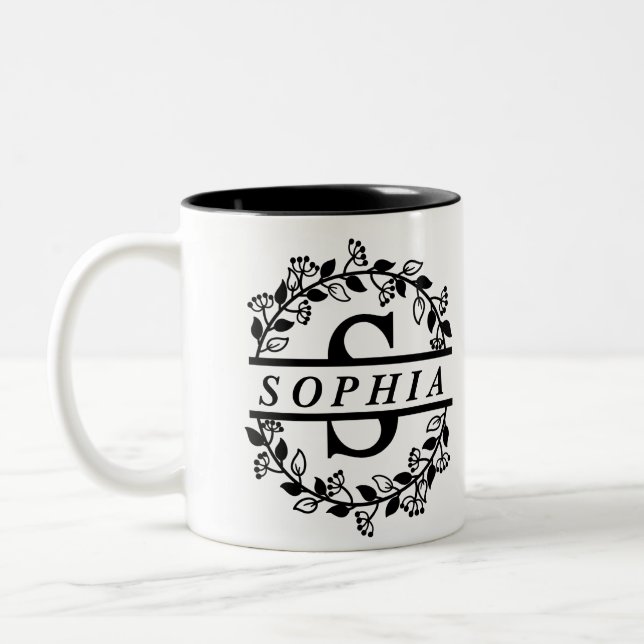 Lettre S noms mug (Gauche)