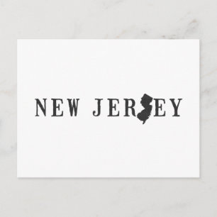 LETTRE SCÉNARIO DE LA CARTE DU New Jersey MOT D'ÉT