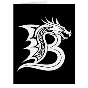 LETTRE STYLÉE DE Dragon B, Alphabet DE Dragon, Mon