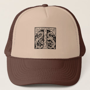 Lettre T avec Casquette Dragons