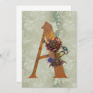 LETTRE vintage DE FLEUVE DE Steampunk CARTES A