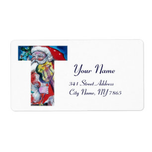 LETTRE XMAS T /SANTA CLAUS AVEC MONOGRAM VIOLON