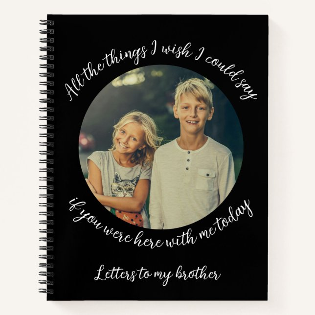 Lettres à mon frère : Journal du souvenir (Devant)