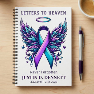 Lettres de perte de suicide au journal de deuil cé
