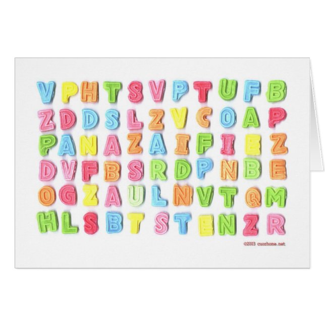 Lettres douces (Devant horizontal)
