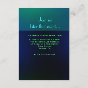 Lettres et notes hébraïques éclatantes Invitation