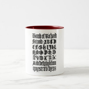 Lettres gothiques Mug