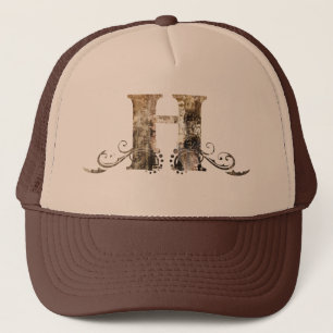 Lettres vintages H - Casquette
