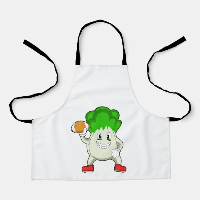 Lettuce at Football Sports Apron (Front)