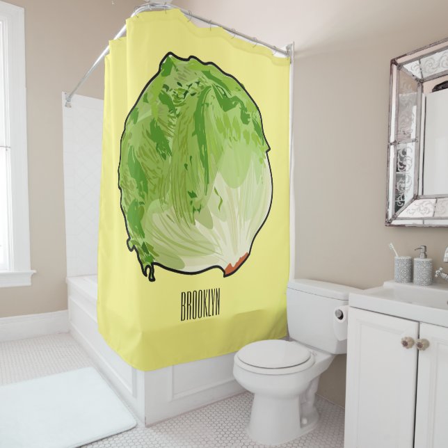 Lettuce cartoon illustration  (In Situ)