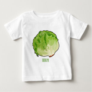 Lettuce cartoon illustration  baby T-Shirt