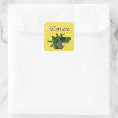 Lettuce Garden Square Sticker (Bag)