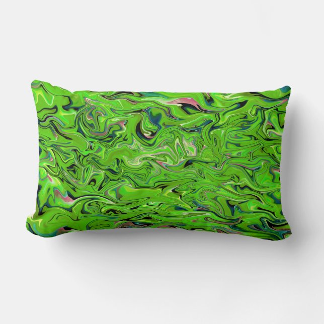 Lettuce.... Lumbar Pillow (Front)