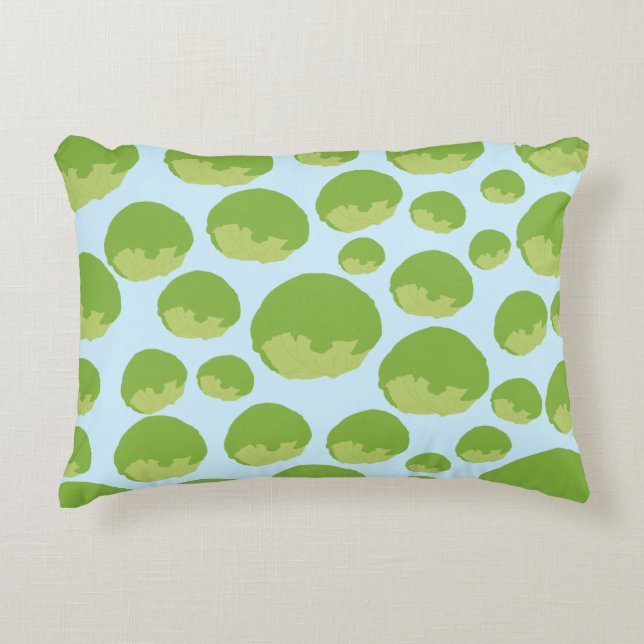 Lettuce Pattern Accent Pillow (Front)