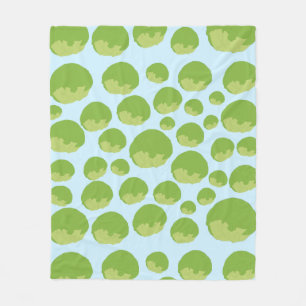 Lettuce Pattern Fleece Blanket
