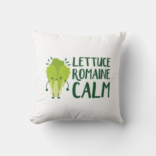 Lettuce Romaine Calm Throw Pillow