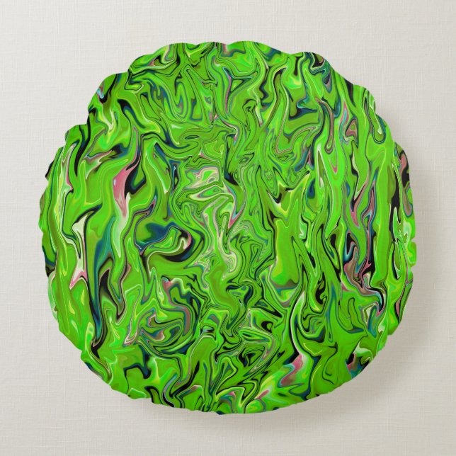 Lettuce..... Round Pillow (Front)