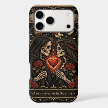 L'étui de téléphone gothique tarot des Amants – Ro