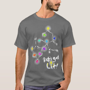 Letx27s Get Lit Ketamine Christmas T-Shirt