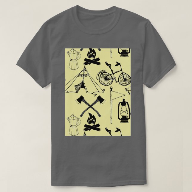 Letx27s go camping T-Shirt (Design Front)
