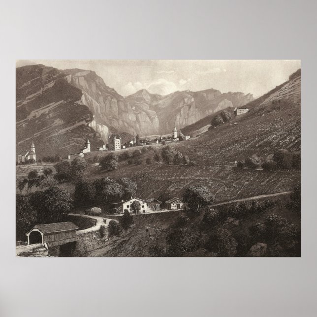 Leuk / Loèche Suisse de l'ancienne impression (Devant)