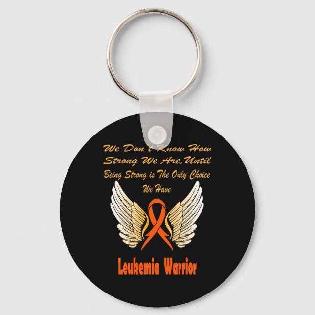 Leukaemia Awareness 2 Keychain (Front)