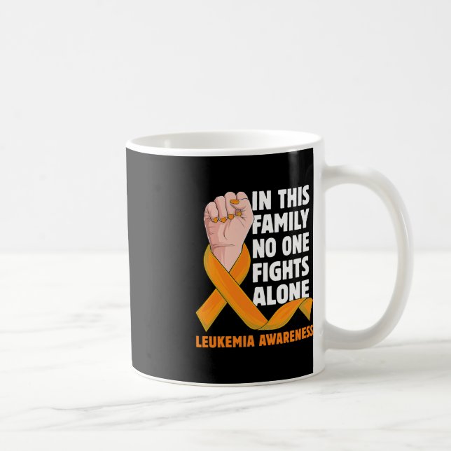 Leukaemia Awareness apparel present For Leukaemia  Coffee Mug (Right)
