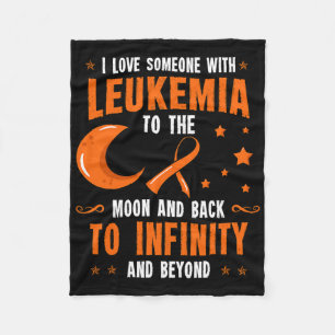 Leukaemia Awareness Blood Cancer Bone Marrow Gift  Fleece Blanket