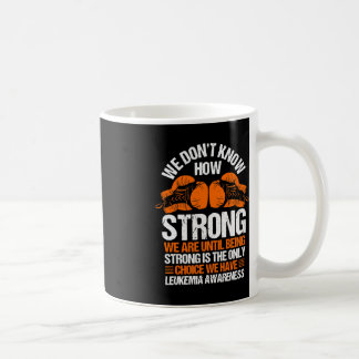 Leukaemia Awareness Blood Cancer Orange Ribbon Coffee Mug