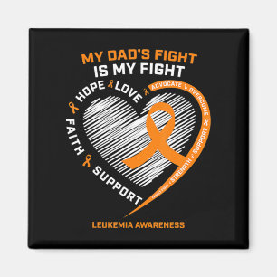 Leukaemia Awareness Dad Men Women Gifts Leukaemia  Magnet