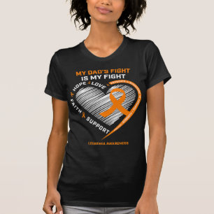 Leukaemia Awareness Dad Men Women Gifts Leukaemia T-Shirt