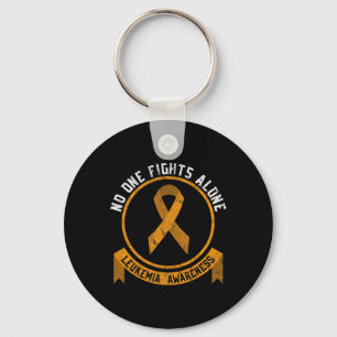 Leukaemia Awareness Fight The Stigma Blood Cancer Keychain