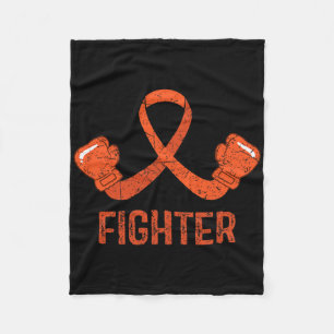 Leukaemia Awareness Fighter Fleece Blanket