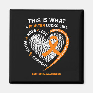 Leukaemia Awareness Fighter Gifts Men Women Mom Da Magnet
