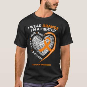 Leukaemia Awareness Fighter Men Women Mom Dad Gift T-Shirt