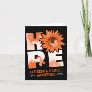 Leukaemia Awareness Flowers Card