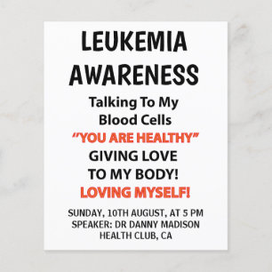 Leukaemia Awareness  Flyer