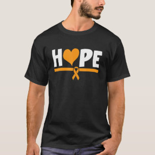 Leukaemia Awareness Hope Orange Ribbon Warrior Sup T-Shirt