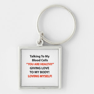 Leukaemia Awareness Keychain