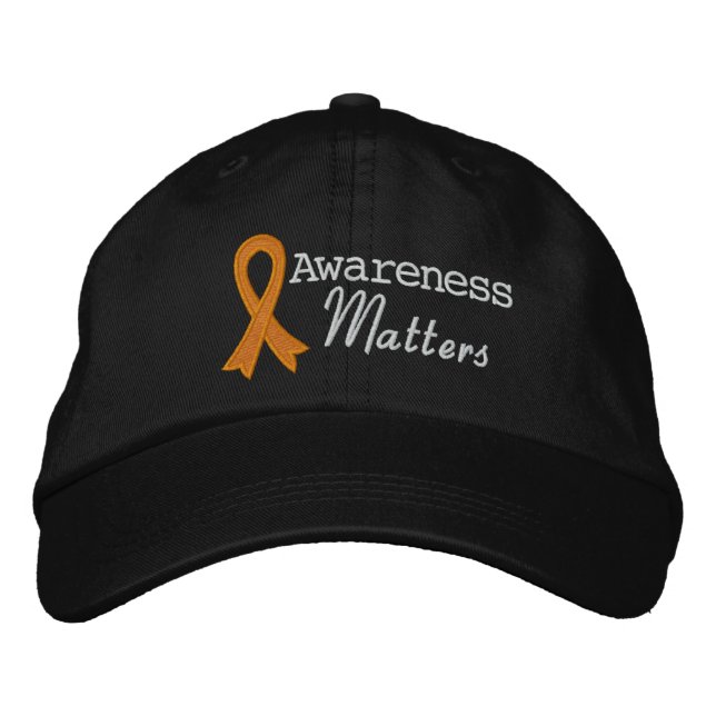 Leukaemia Awareness Matters Embroidered Hat (Front)