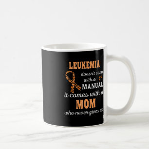 Leukaemia awareness Mom Support Leukaemia Warrior Coffee Mug