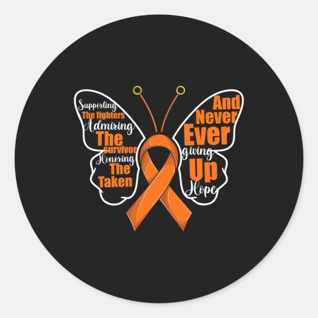 Leukaemia Awareness Month  Classic Round Sticker (Front)