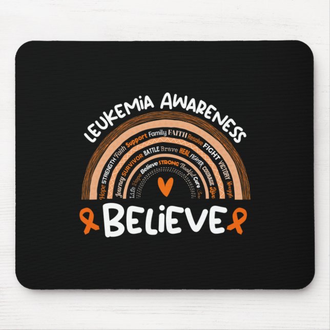 Leukaemia Awareness Month Leukaemia 1  Mouse Pad (Front)