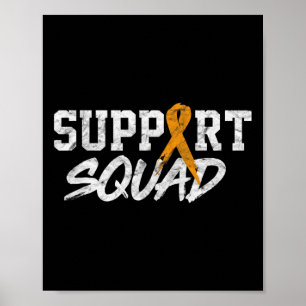 Leukaemia Awareness Month Support Squad Blood Canc Poster