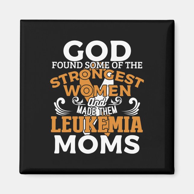 Leukaemia Awareness Orange Ribbon  Magnet (Front)