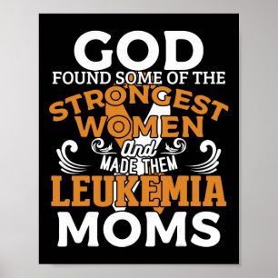 Leukaemia Awareness Orange Ribbon  Poster