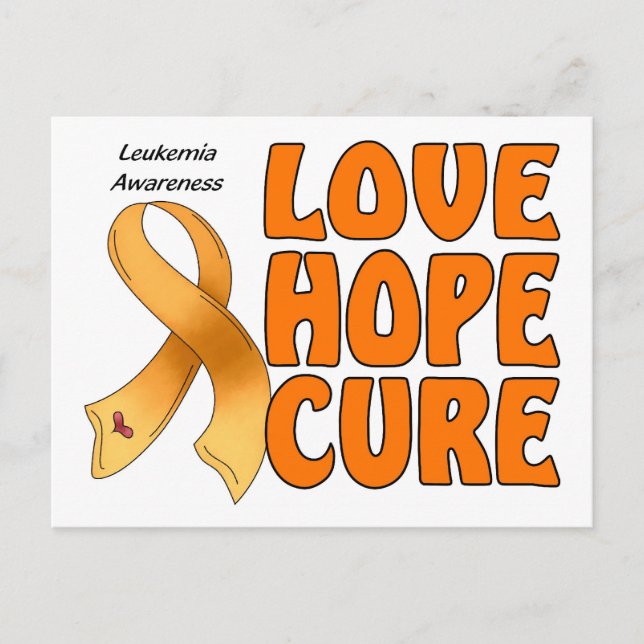 Leukaemia Awareness Postcard (Front)