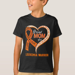Leukaemia Awareness Proud Mom Of A Leukaemia Warri T-Shirt